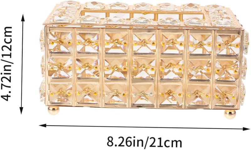 غطاء صندوق المناديل المربع صندوق تخزين زخرفي للمنزل المطعم الفندق - Image 2